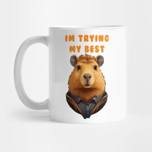 Capybara im  trying my best Mug